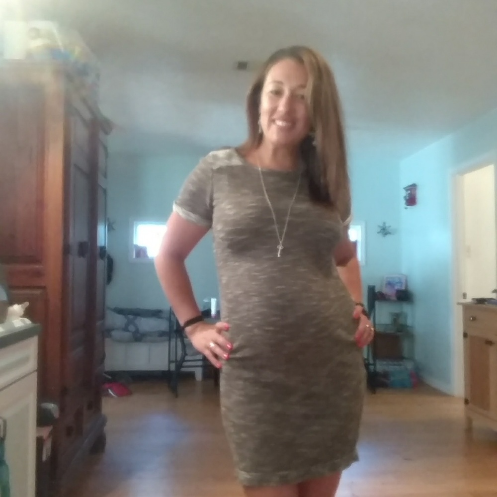 Gray Maternity dress